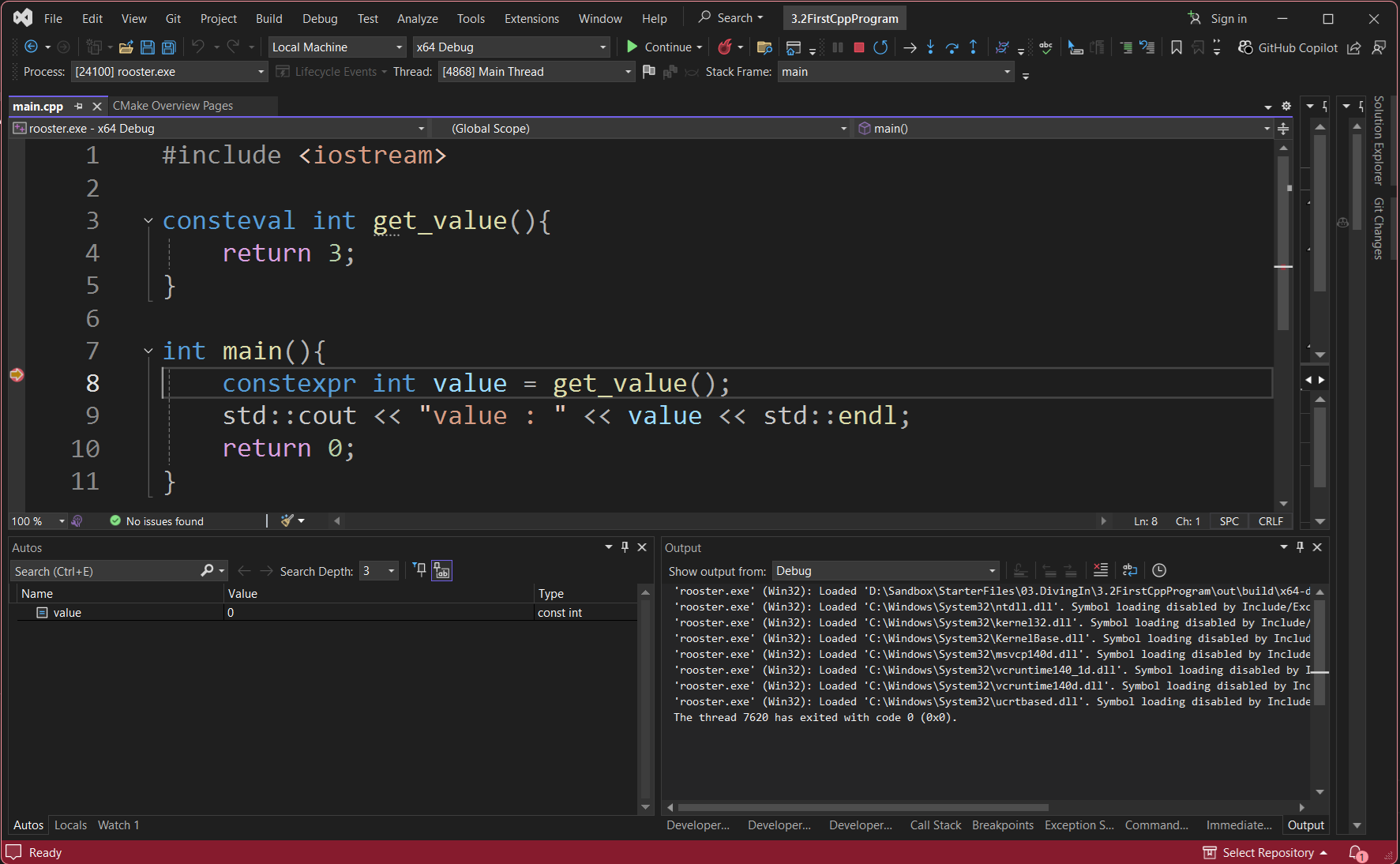 Visual Studio Example
