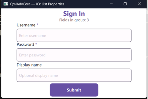 FormGroup rendering fields with a Repeater