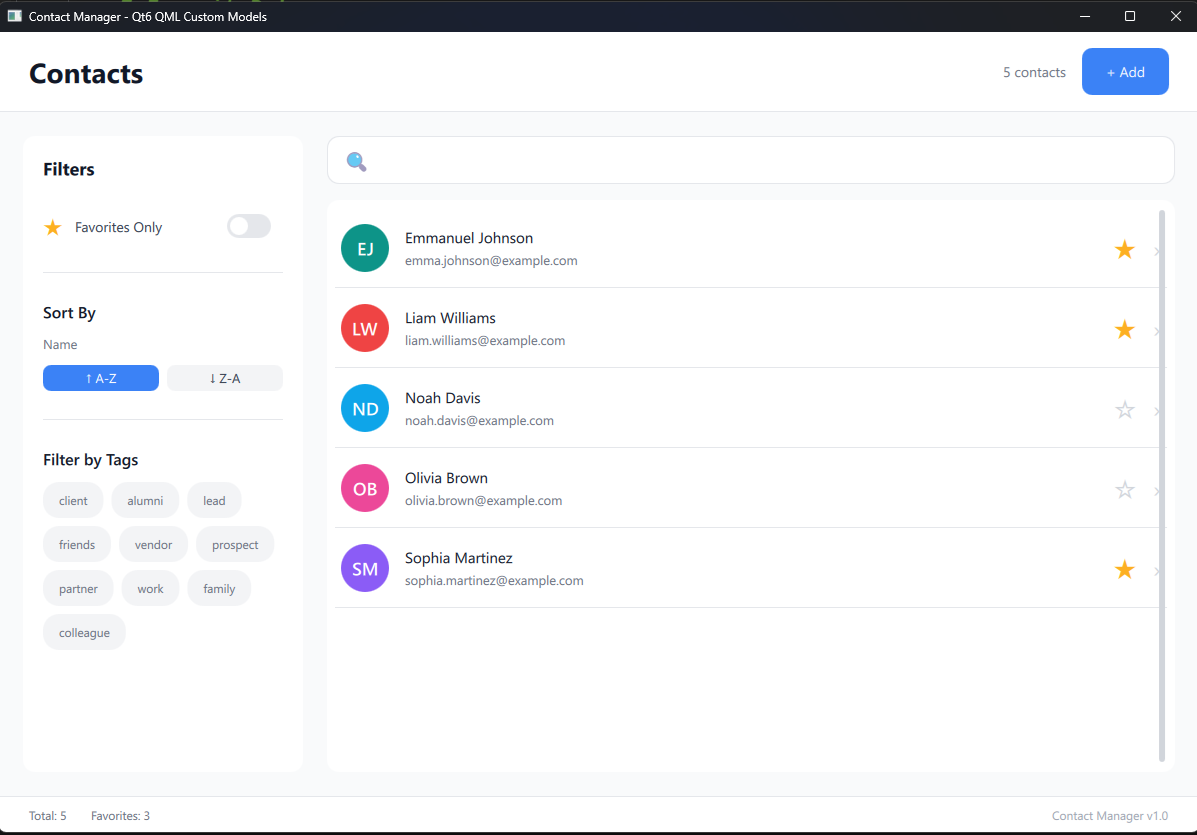 Contact Manager - Final Application
