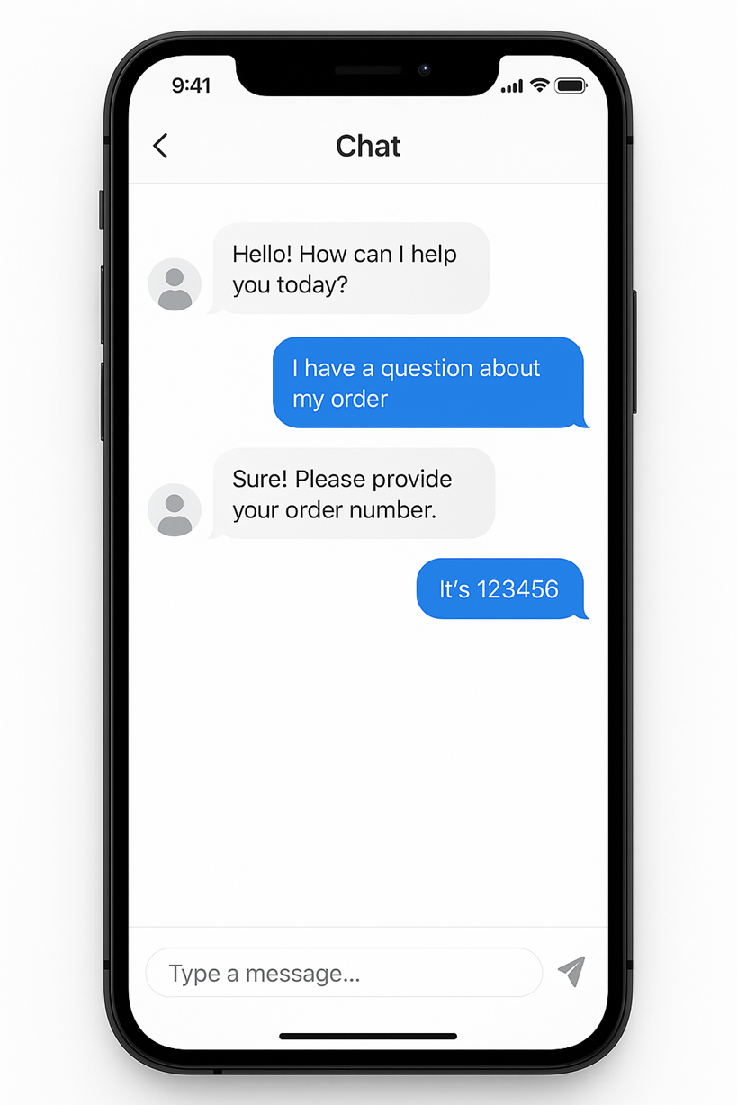 Real-time Chat Interface